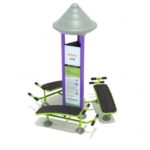 Royal Triple Station Sit Up Bench